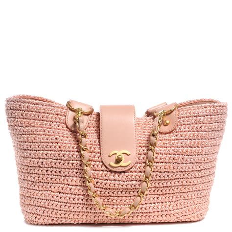 chanel raffia bag|soft fun raffia tote bags.